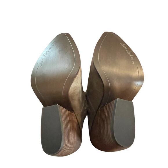 Sam Edelman Alison Mule Olive Suede Women's Size 9.5 New in Box - Picture 9 of 11